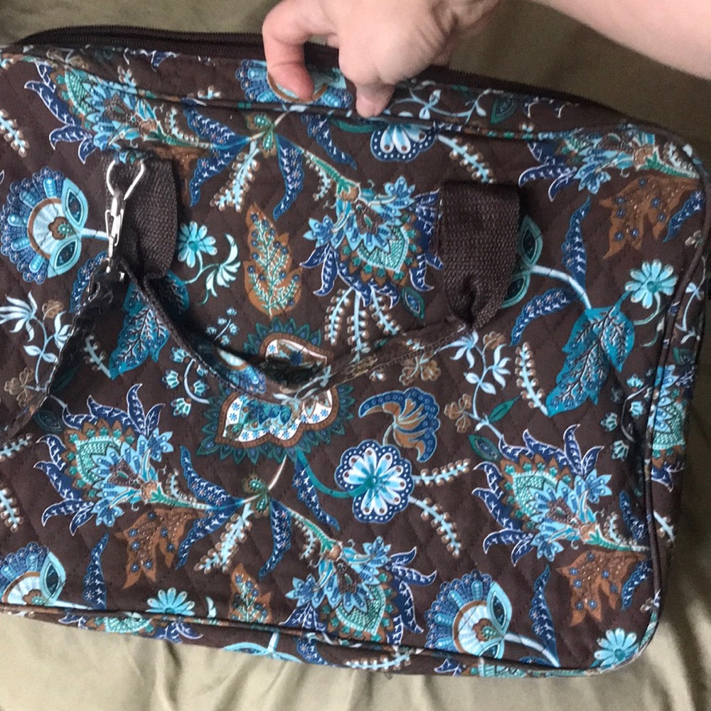 Paisley quilted laptop bag - Picture 6 of 8